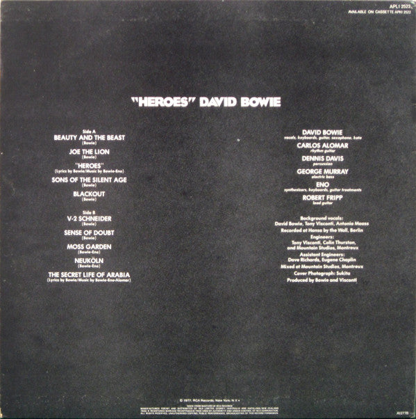 David Bowie : "Heroes" (LP, Album)