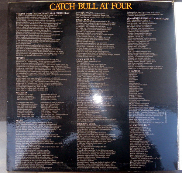 Cat Stevens : Catch Bull At Four (LP, Album, Lam)