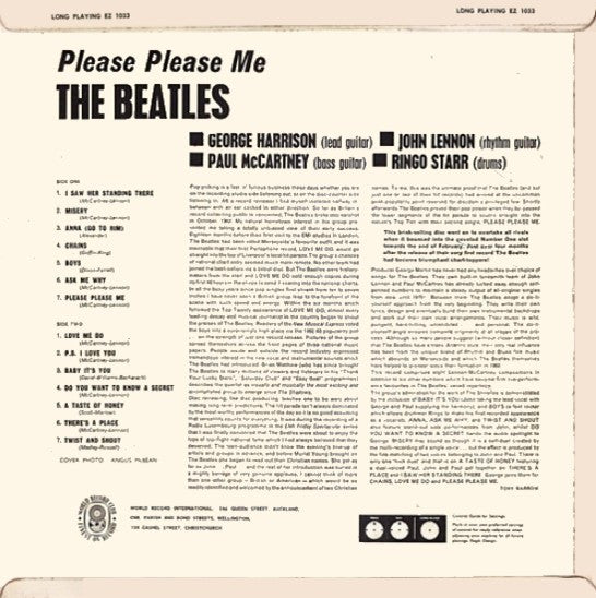 The Beatles : Please Please Me (LP, Album, Club, RE)