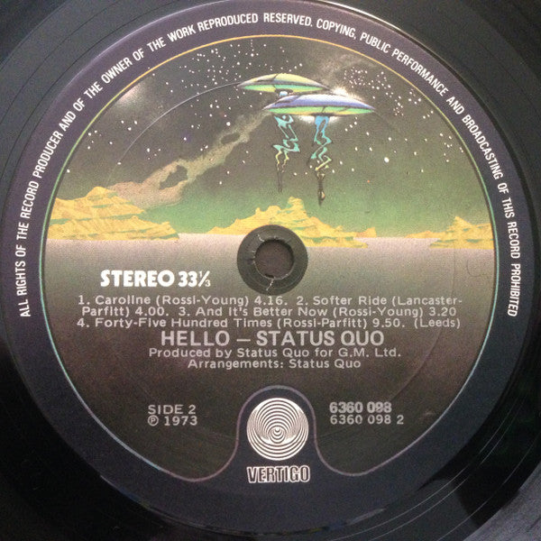 Status Quo : Hello! (LP, Album)