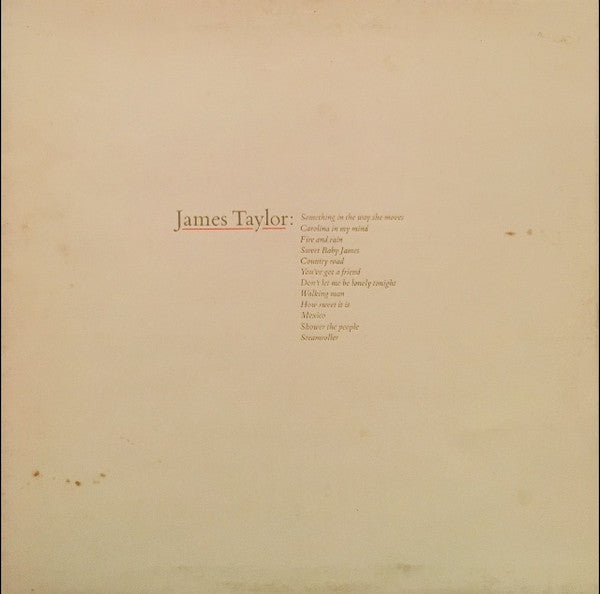 James Taylor (2) : James Taylor's Greatest Hits (LP, Comp, Gat)