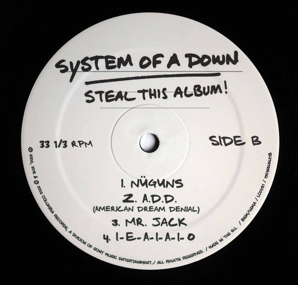 System Of A Down : Steal This Album! (2xLP, Album, RE)