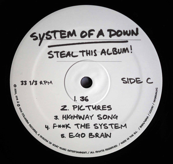 System Of A Down : Steal This Album! (2xLP, Album, RE)