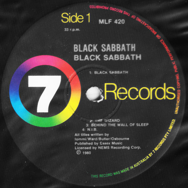 Black Sabbath : Black Sabbath (LP, Album, RE, Gat)