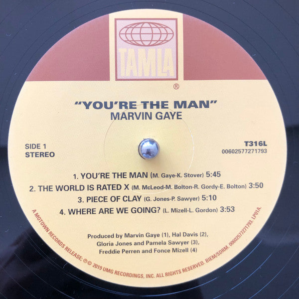 Marvin Gaye : You're The Man (2xLP, Album, Comp)