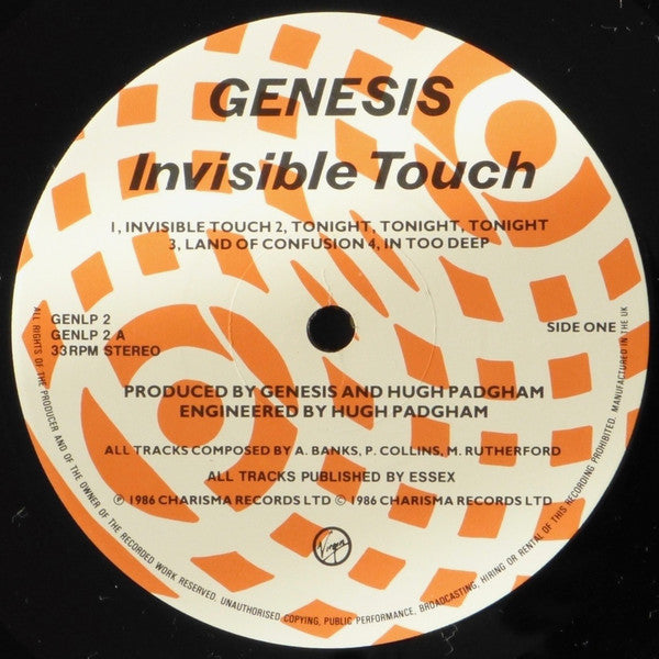 Genesis : Invisible Touch (LP, Album)