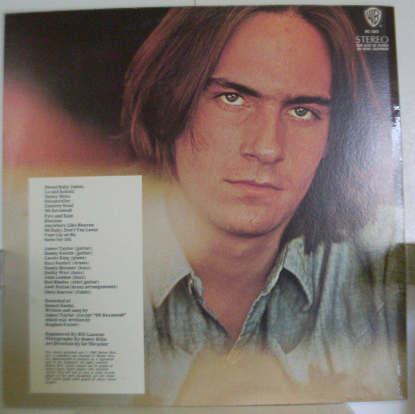 James Taylor (2) : Sweet Baby James (LP, Album)