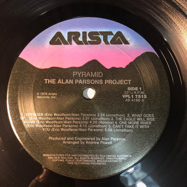 The Alan Parsons Project : Pyramid (LP, Album, RE)