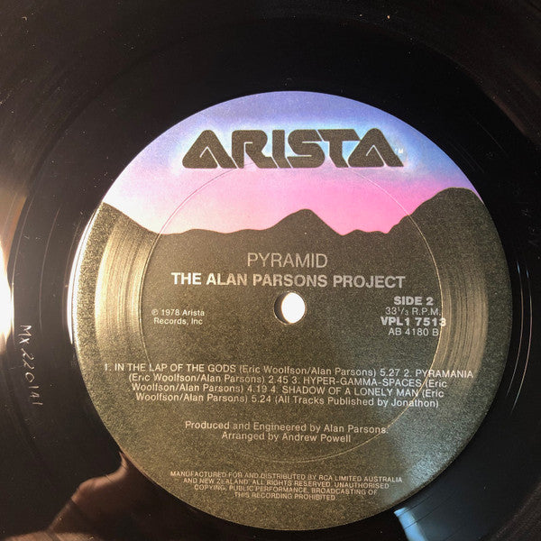 The Alan Parsons Project : Pyramid (LP, Album, RE)