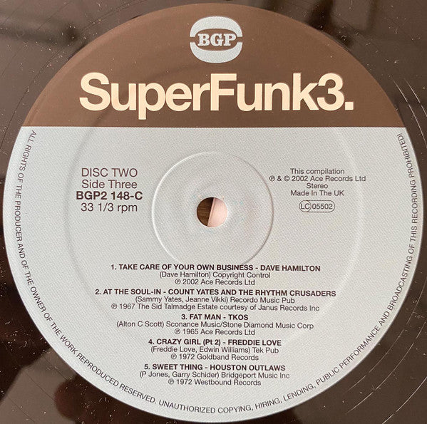 Various : SuperFunk3. (2xLP, Comp)