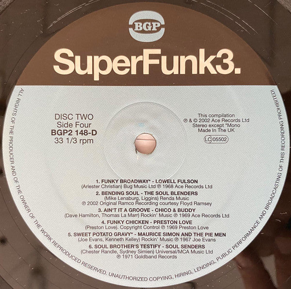 Various : SuperFunk3. (2xLP, Comp)