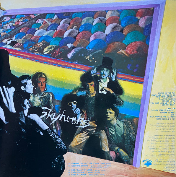 Skyhooks : Living In The 70's (LP, Album, RE, Gat)