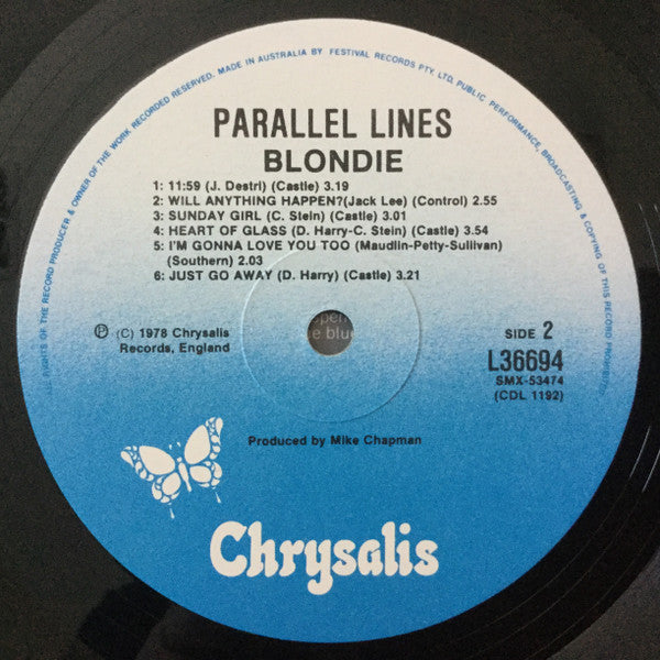 Blondie : Parallel Lines (LP, Album)