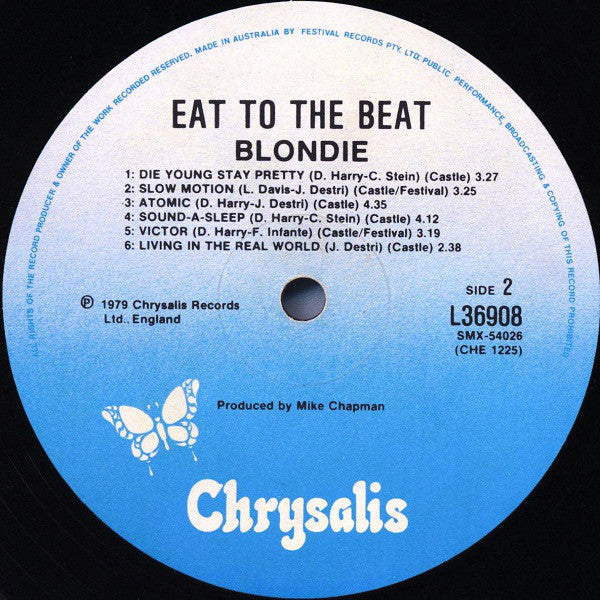 Blondie : Eat To The Beat (LP, Album, Gat)