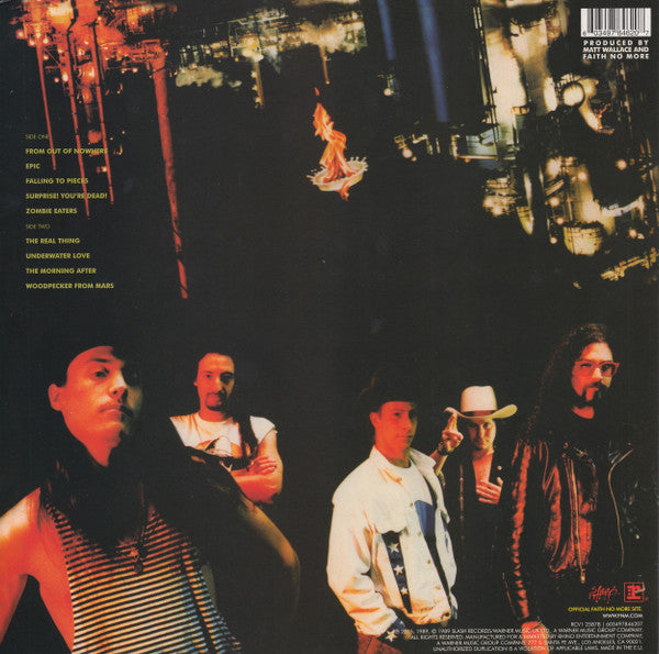 Faith No More : The Real Thing (LP, Album, Ltd, RE, RM, Yel)