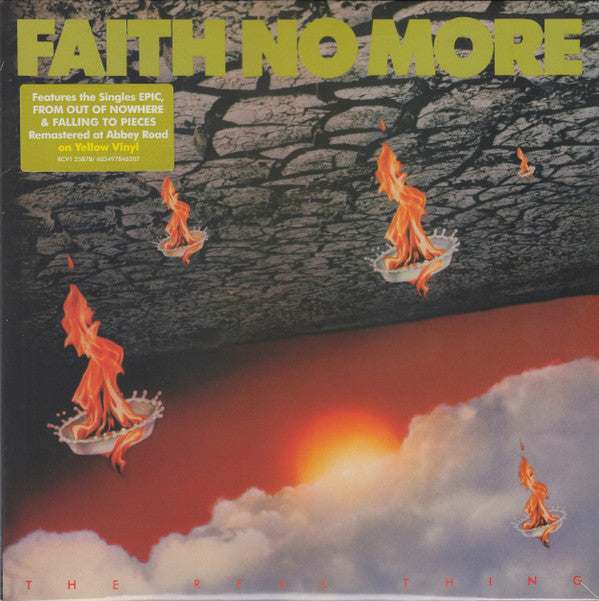 Faith No More : The Real Thing (LP, Album, Ltd, RE, RM, Yel)