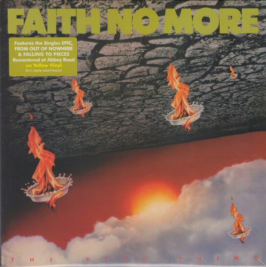 Faith No More : The Real Thing (LP, Album, Ltd, RE, RM, Yel)