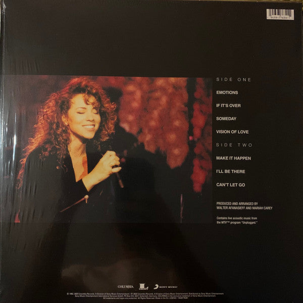 Mariah Carey : MTV Unplugged EP (12", EP, RE, RM)