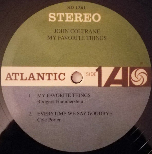 John Coltrane : My Favorite Things (LP, Album, RE)