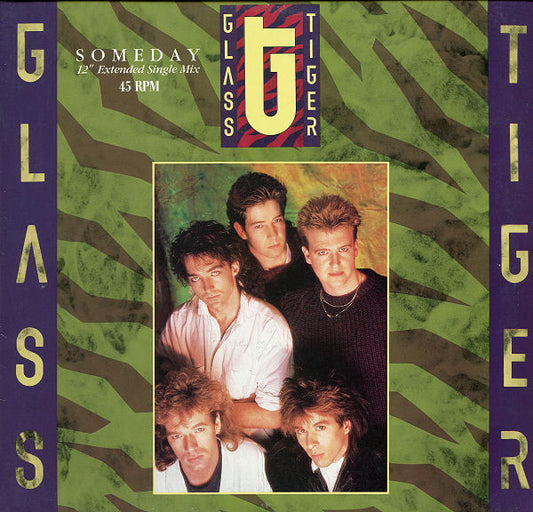 Glass Tiger : Someday (12" Extended Single Mix) (12", Maxi)