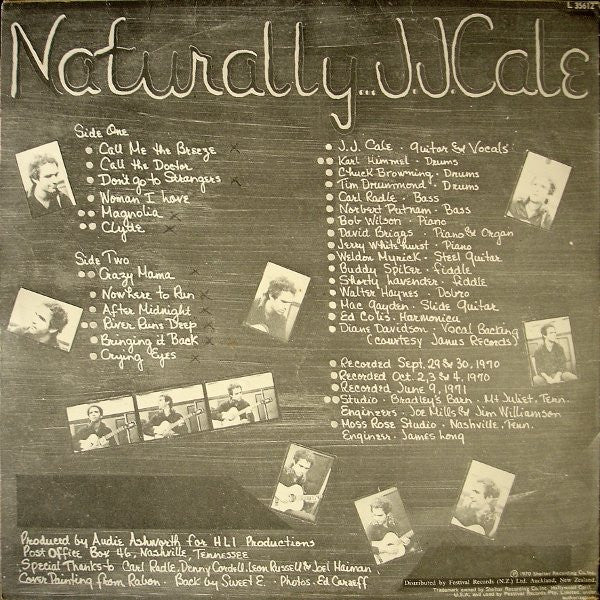 J.J. Cale : Naturally (LP, Album, RE)