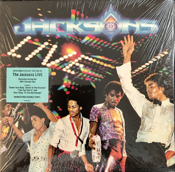 The Jacksons : Live (2xLP, Album, RE, RM, 40t)