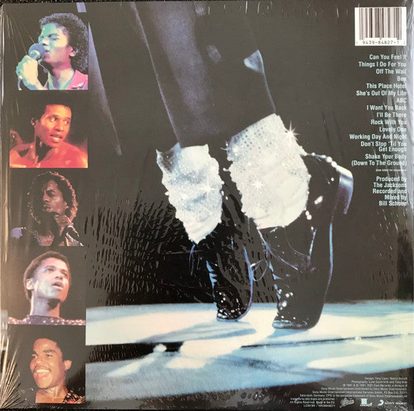 The Jacksons : Live (2xLP, Album, RE, RM, 40t)