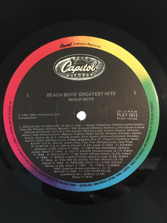 Beach Boys* : Beach Boys’ Greatest Hits (LP, Comp)