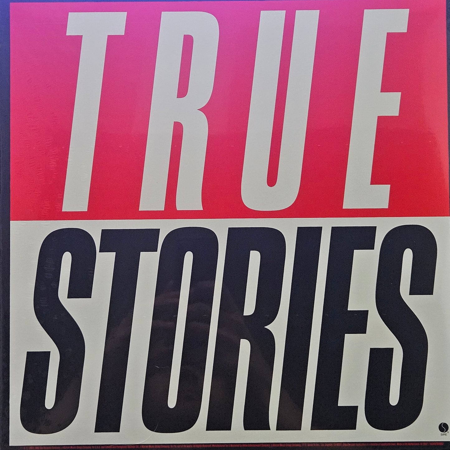 TALKING HEADS - TRUE STORIES VINYL