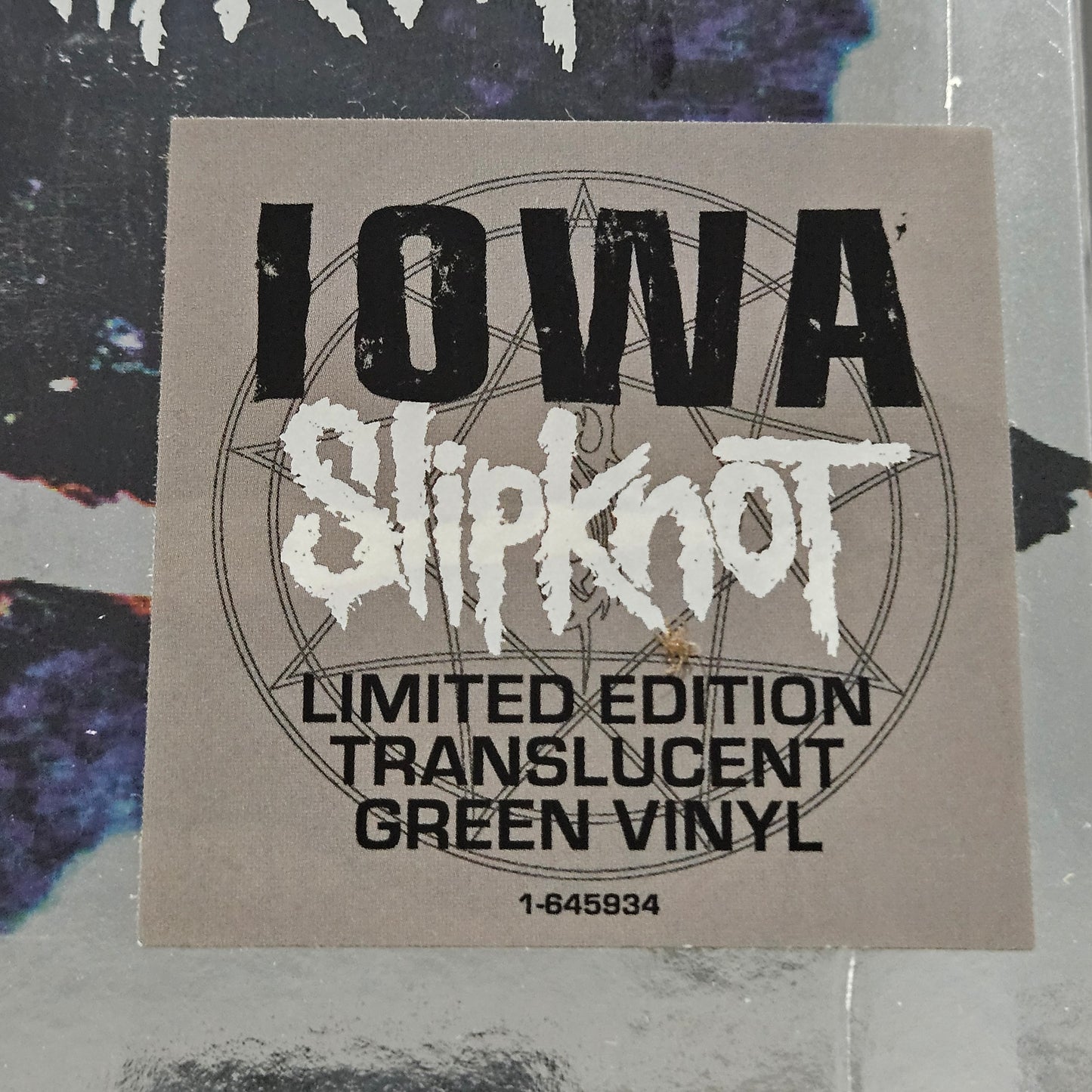 Slipknot – Iowa (2 x Vinyl, LP, Album, Limited Edition, Translucent Green) Gatefold