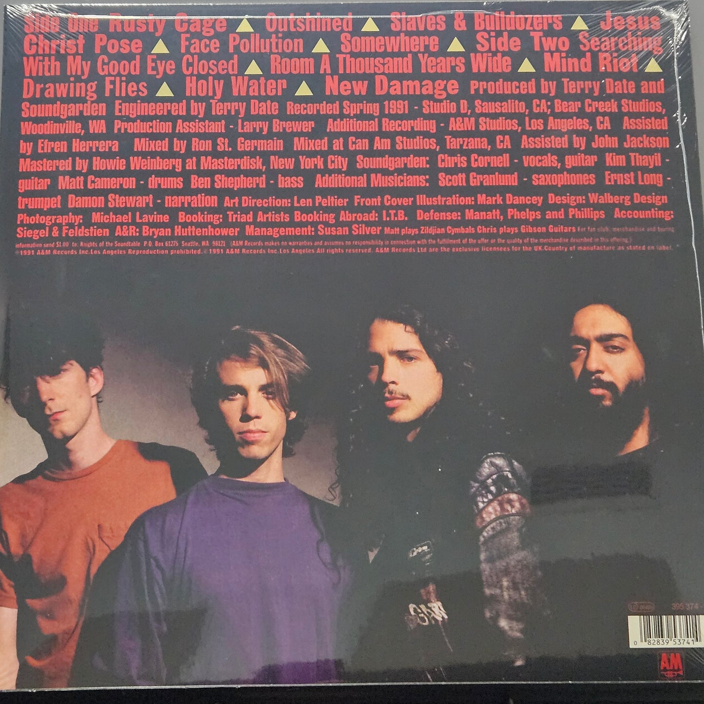 SOUNDGARDEN 'Badmotorfinger' Vinyl LP