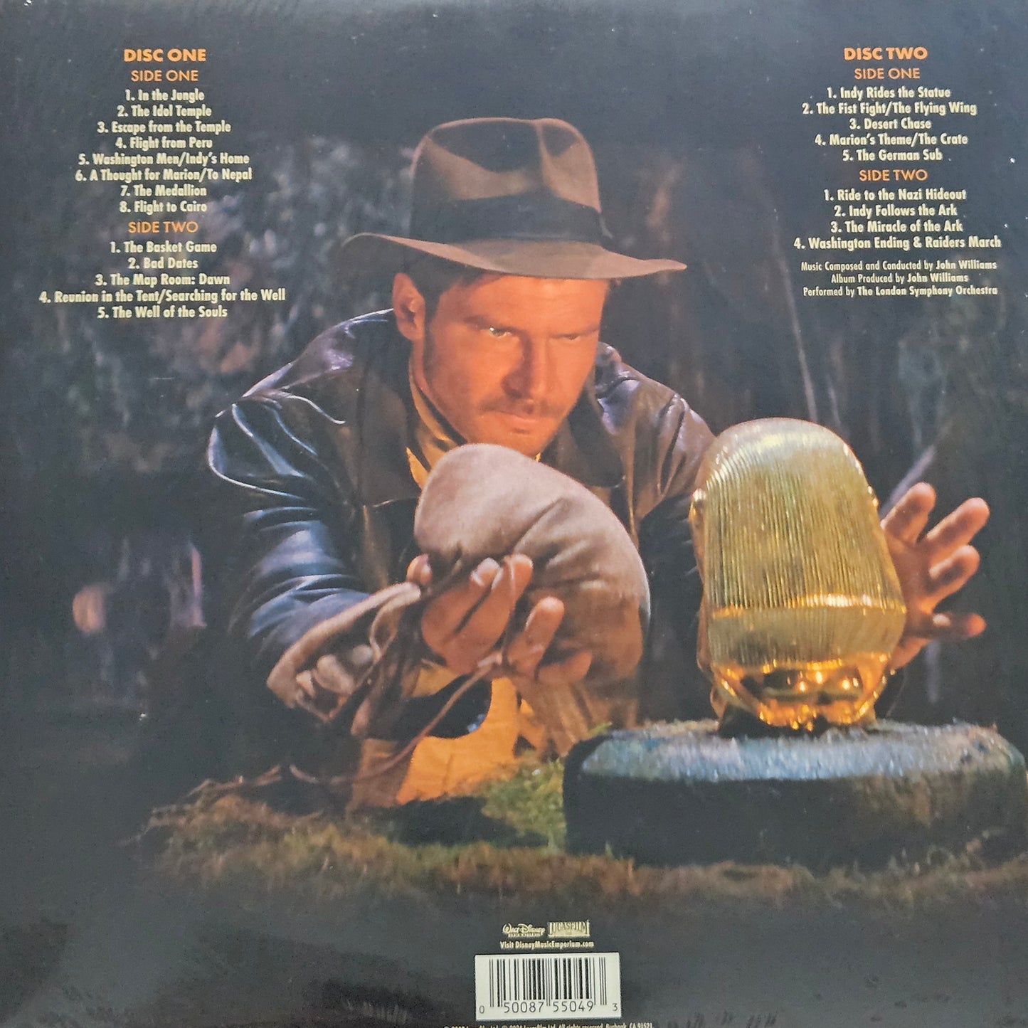 INDIANA JONES AND RAIDERS OF THE LOST ARK Soundtrack (John Williams) 180g Vinyl 2LP Gatefold