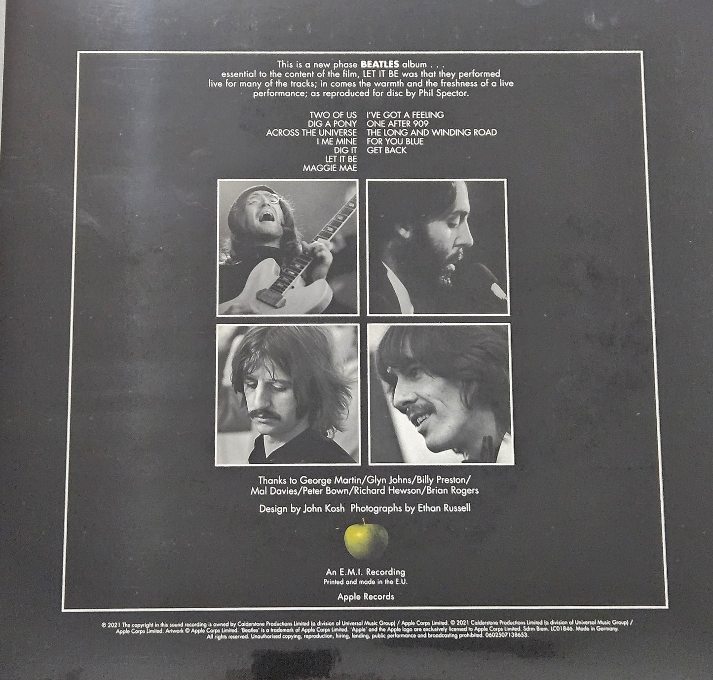 THE BEATLES - LET IT BE - NEW SEALED