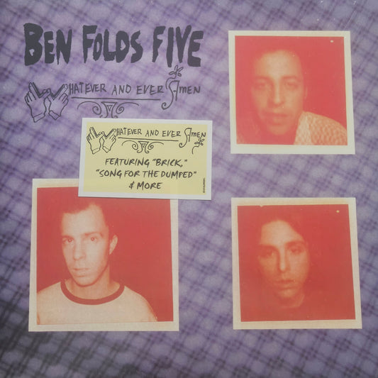 Ben Folds Five – Whatever And Ever Amen - Vinyl