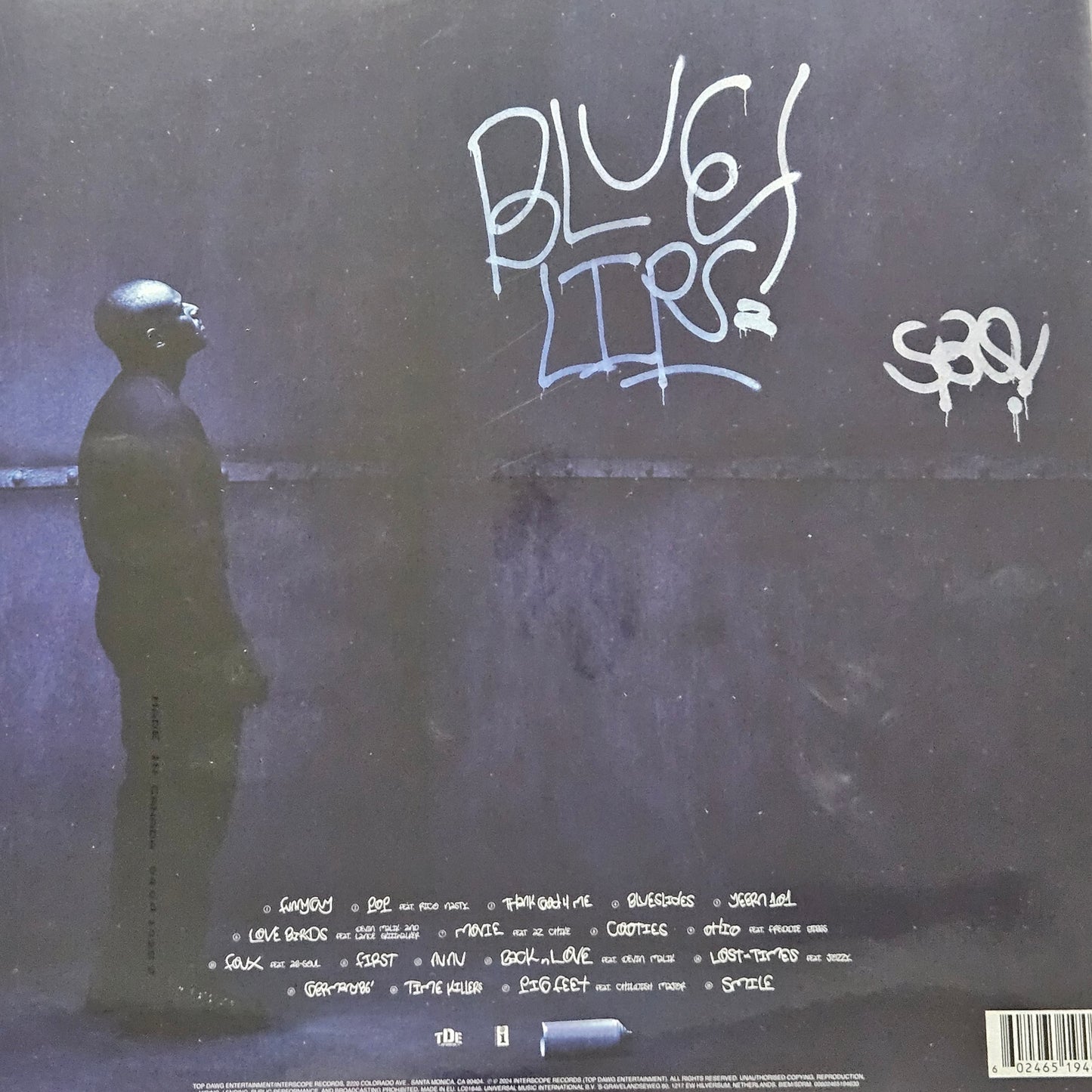 Schoolboy Q - Blue Lips (2LP Translucent Blue Coloured Vinyl)