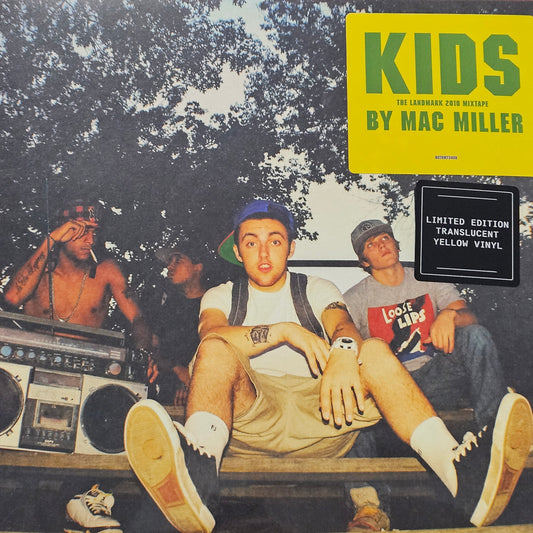 Mac Miller – K.I.D.S. (Kickin Incredibly Dope Shit) (Vinyl, LP, Mixtape, Limited Edition, Stereo, Yellow Translucent) Gatefold