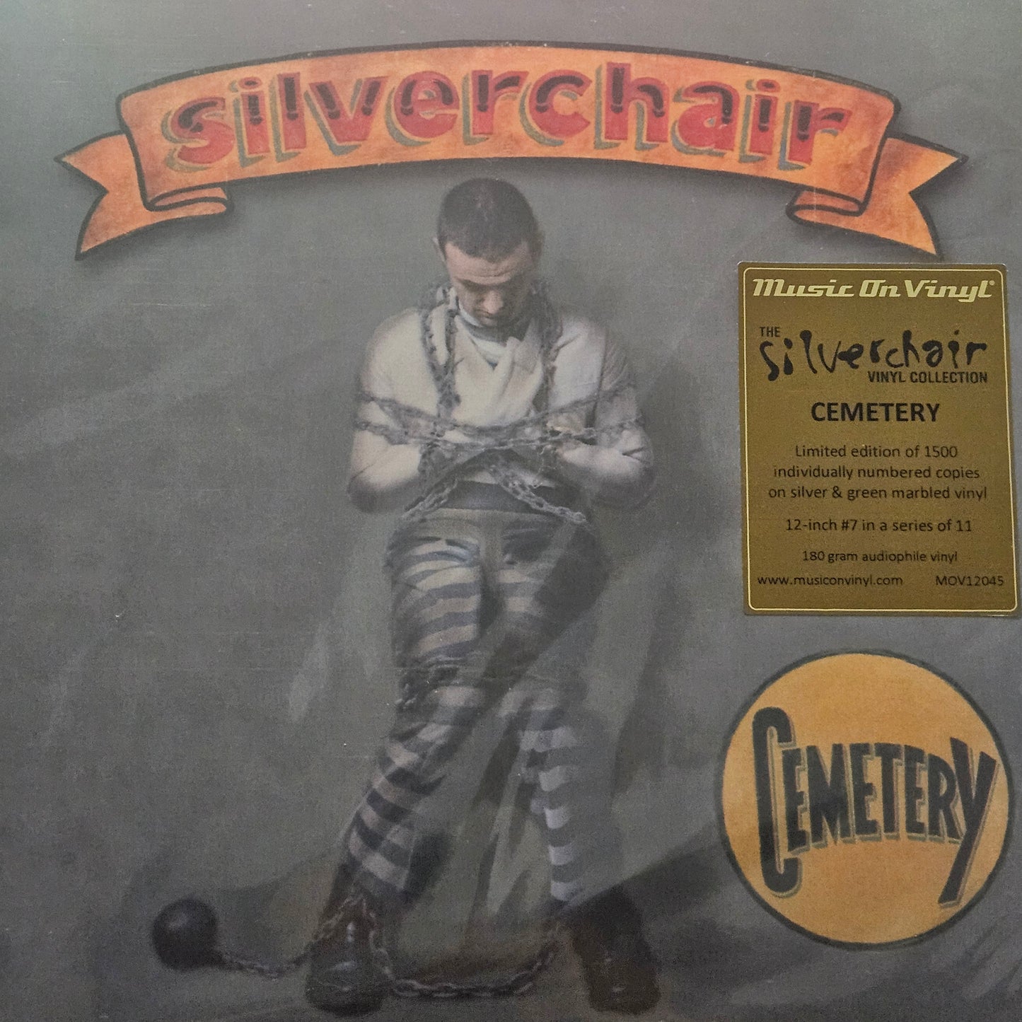 Silverchair / Cemetery 12" Silver & Green Marbled Vinyl LIMITED ED /1500