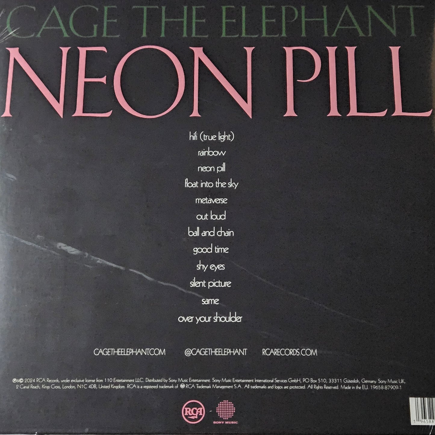 Cage The Elephant- Neon Pill Gatefold Vinyl