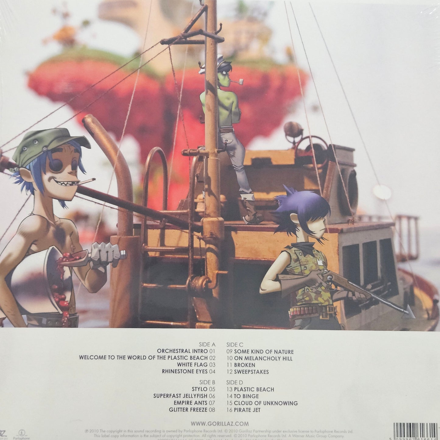 Gorillaz Plastic Beach 2LP GATEFOLD