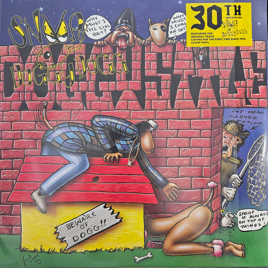 Snoop Dogg DoggyStyle 30th Anniversary  Clear Vinyl 2LP GATEFOLD snoop doggy dogg