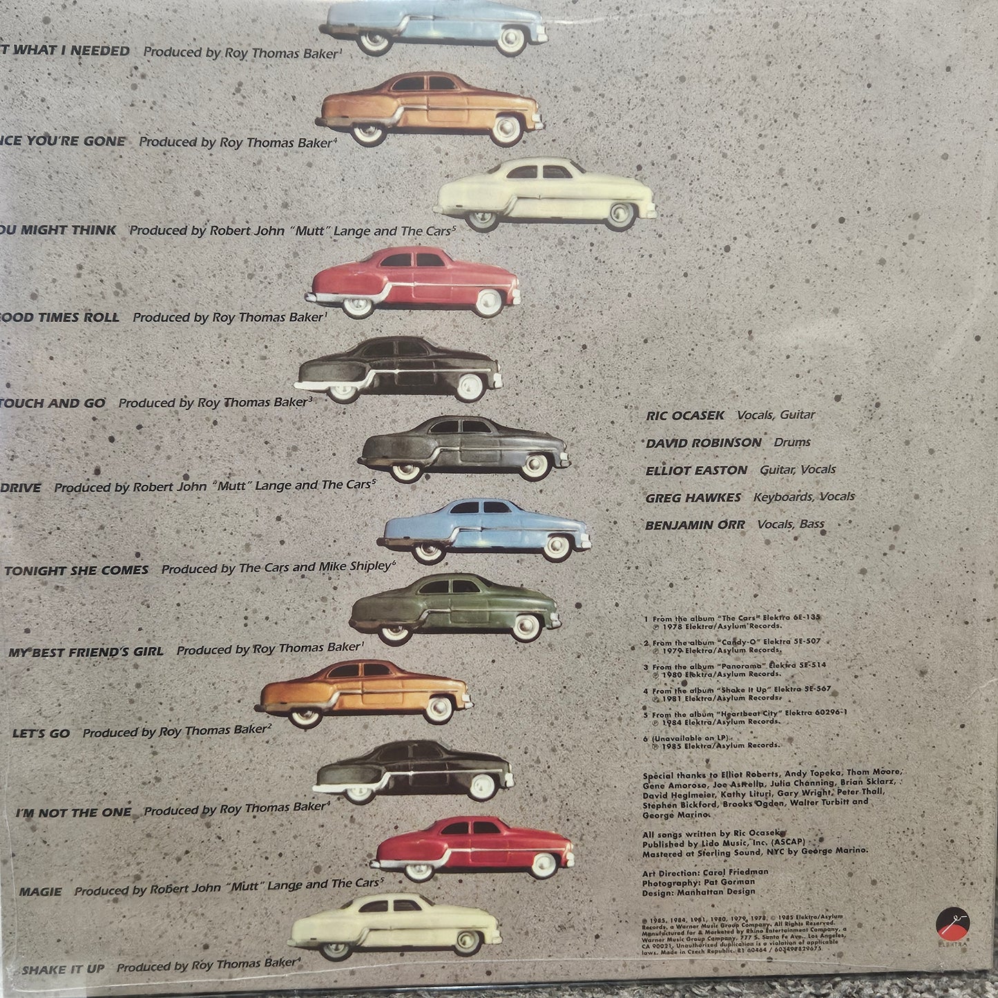 The Cars - Greatest Hits Vinyl