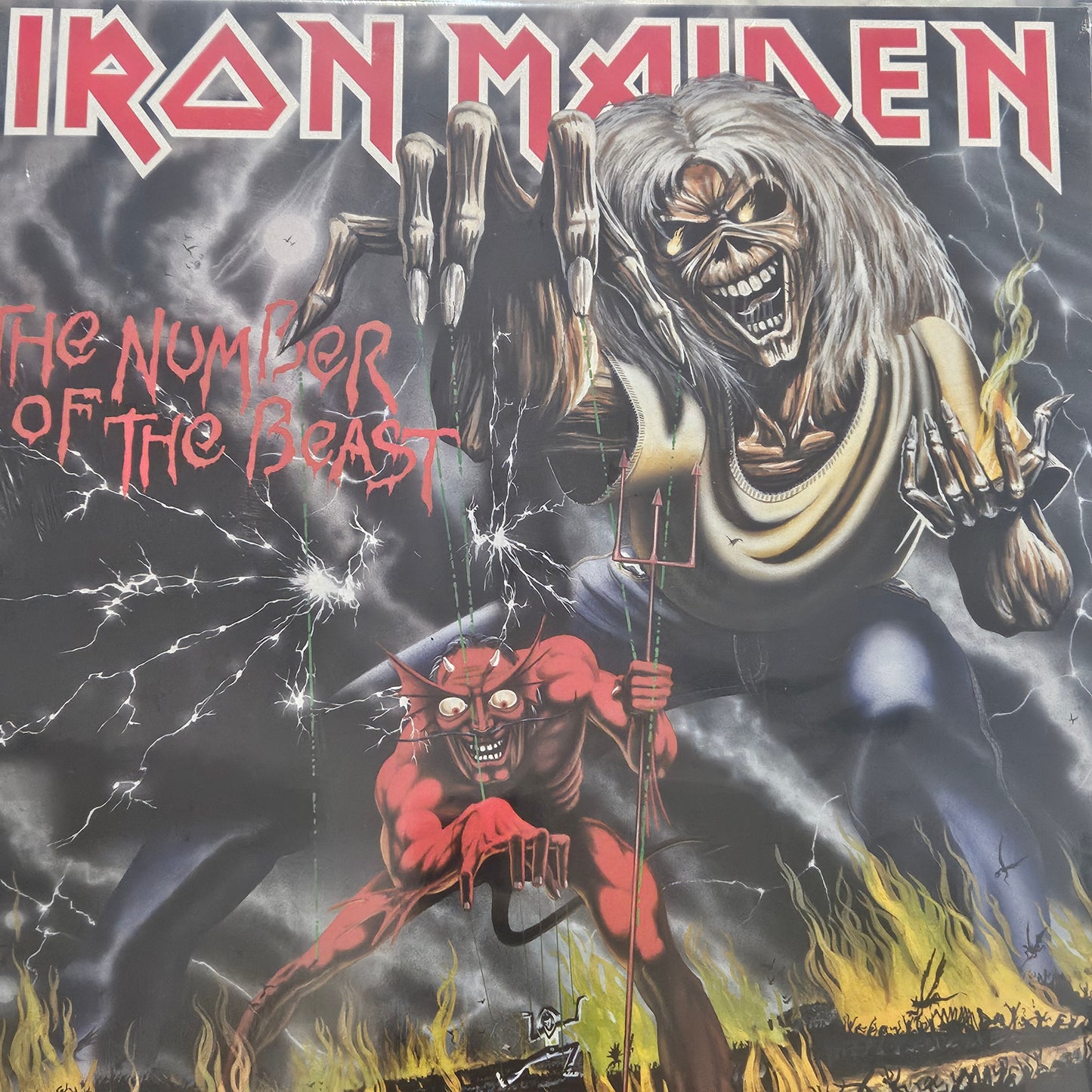 IRON MAIDEN - NUMBER OF THE BEAST VINYL