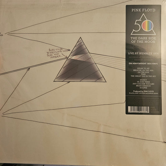 Pink Floyd  - DARK SIDE OF THE MOON  LIVE AT WEMBLEY 1974 GATEFOLD VINYL