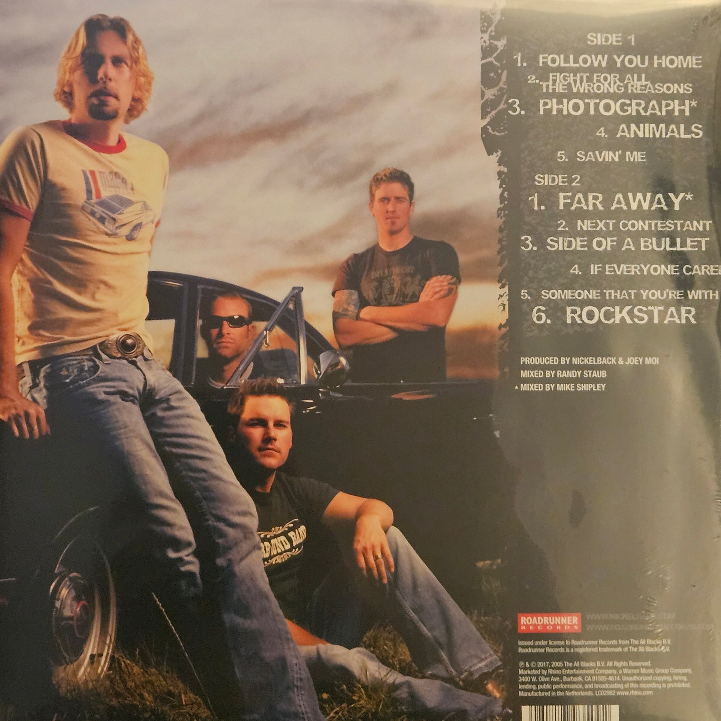 Nickelback - ALL THE RIGHT REASONS VINYL