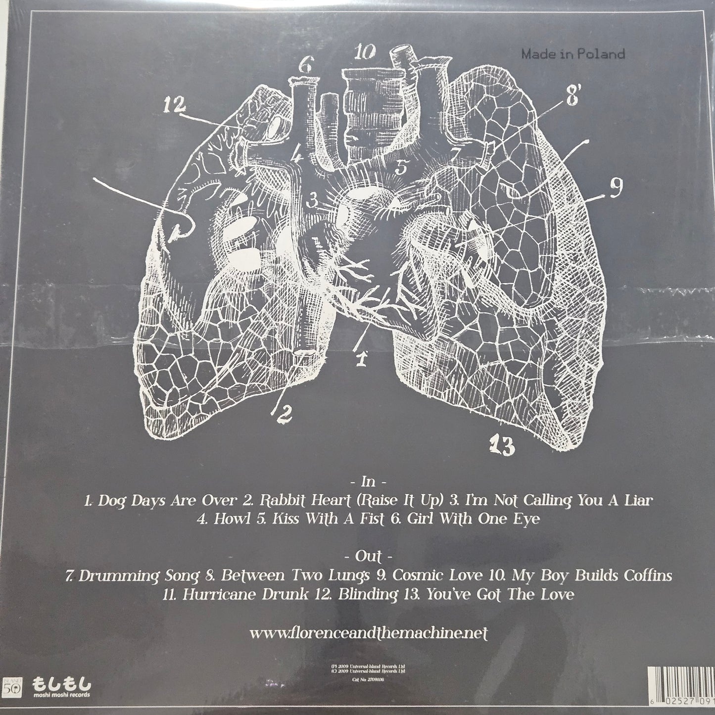 Florence And The Machine – Lungs (Vinyl, LP, Album, Reissue, Gatefold)