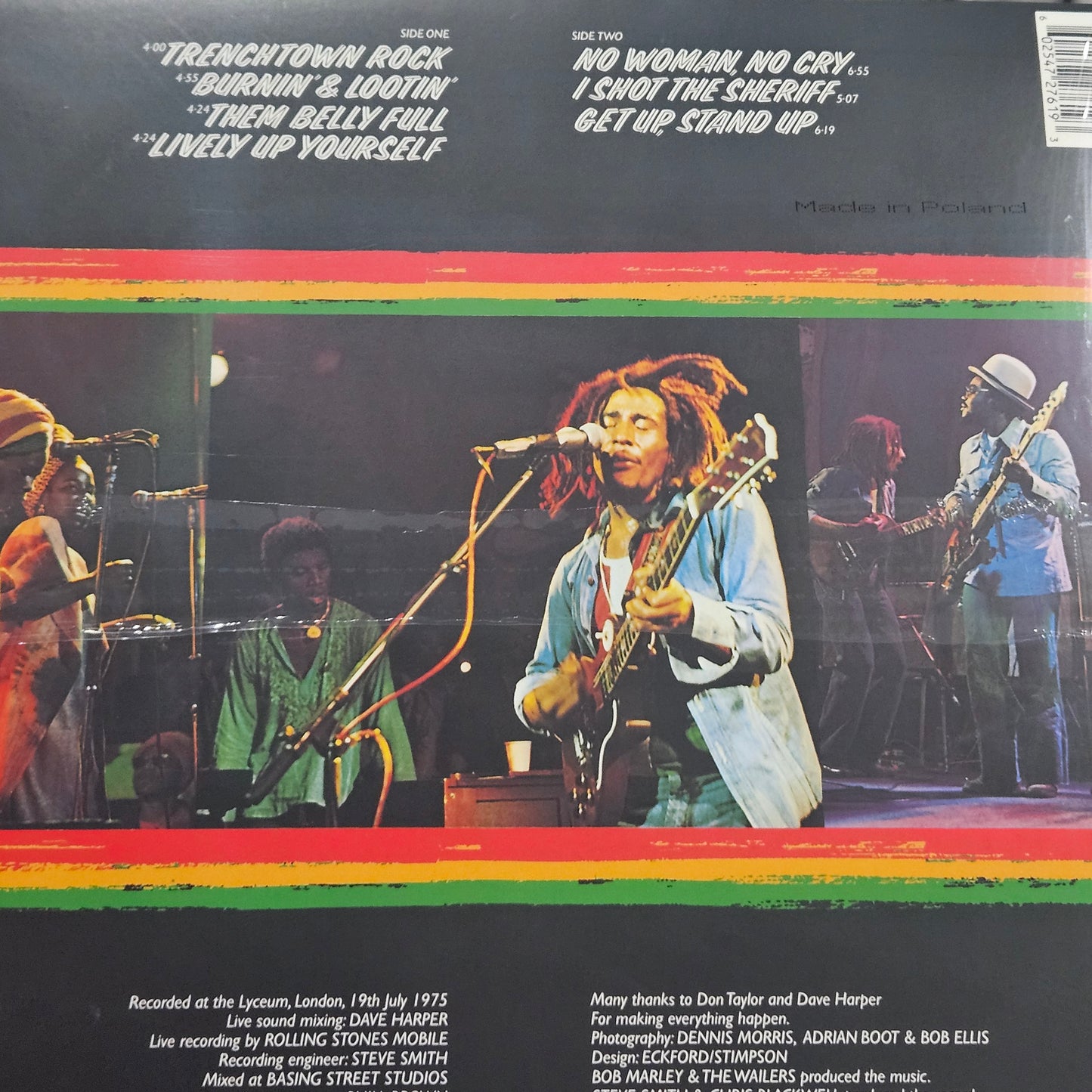 Bob Marley and the Wailers LIVE! Vinyl NEW AND SEALED