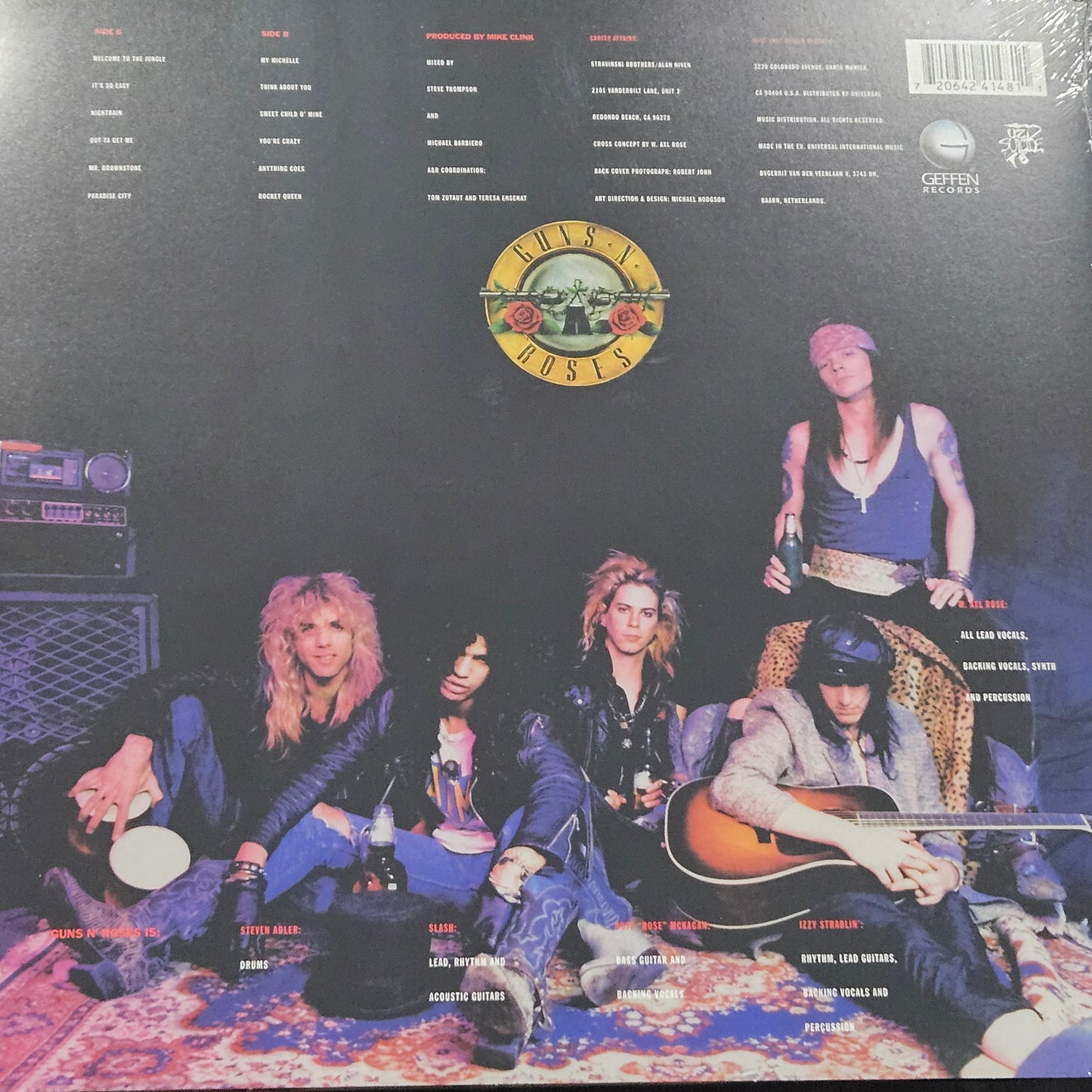 GUNS N ROSES
Appetite For Destruction (Black Vinyl Version)