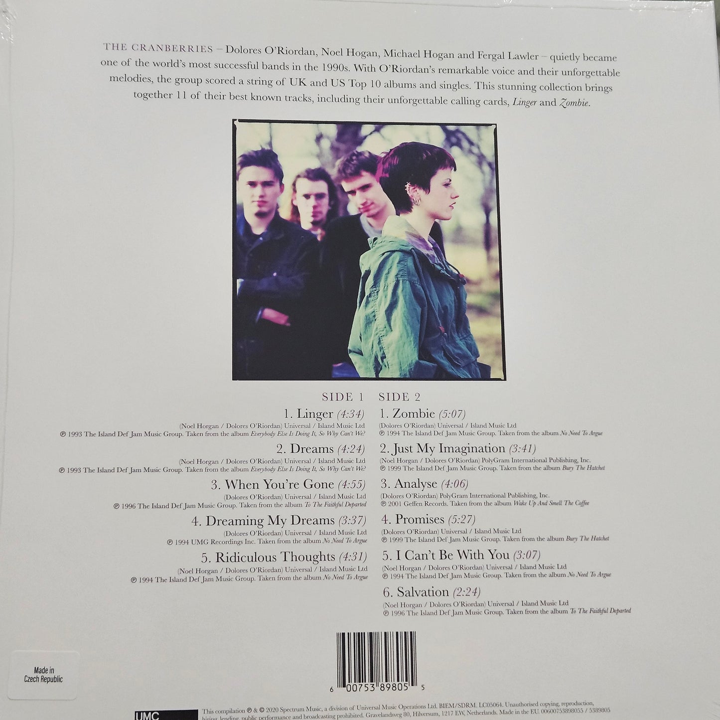 The Cranberries ‎– Dreams: The Collection Vinyl LP Compilation