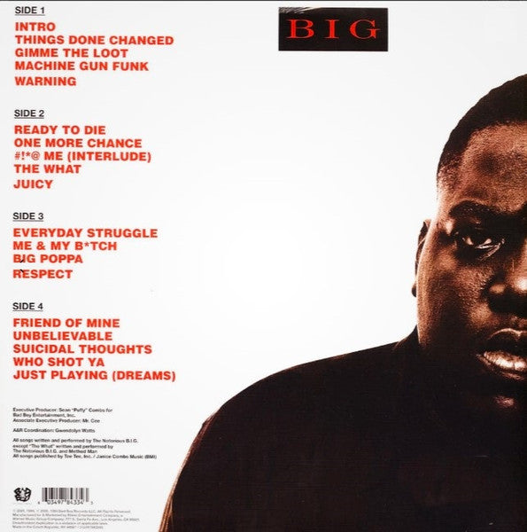 The Notorious BIG* : Ready To Die (2xLP, Album, RE)