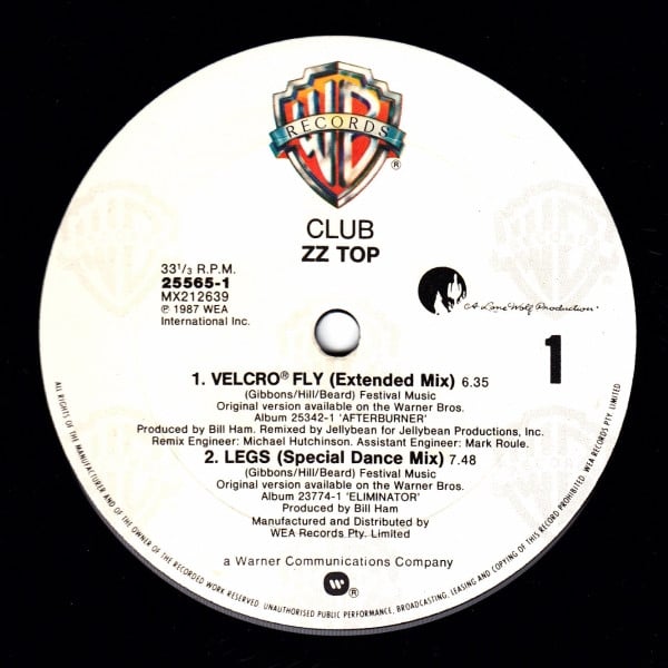 ZZ Top : Club (12", EP, Ltd)